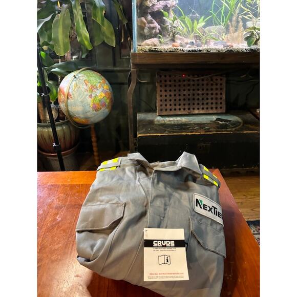 Bulwark Fire Resistant Coveralls reflective suit Crude FR oil and gas workers 3X - Picture 9 of 9